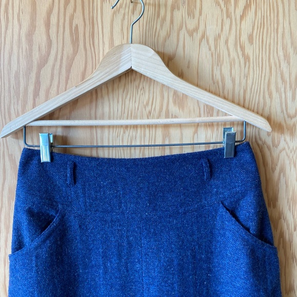 Vintage WOOL A- Line Skirt - Picture 3 of 8